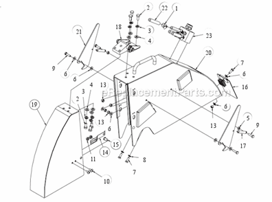 Part Location Diagram of 167625 MK Diamond Assembly, Water Manifold, 4T